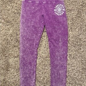 PINK Victoria's Secret Lavender Leggings